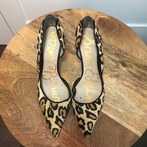👠🐆Sam Edelman Leopard Print Heels 🐆👠